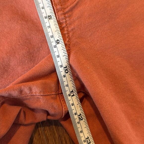 Gap orange carpenter crop jeans size 6 - Picture 6 of 11